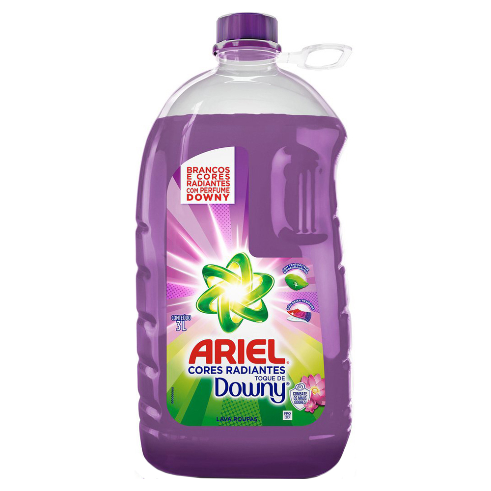 LAVA ROUPAS ARIEL COR RADIA TOQ DOWNY 3L