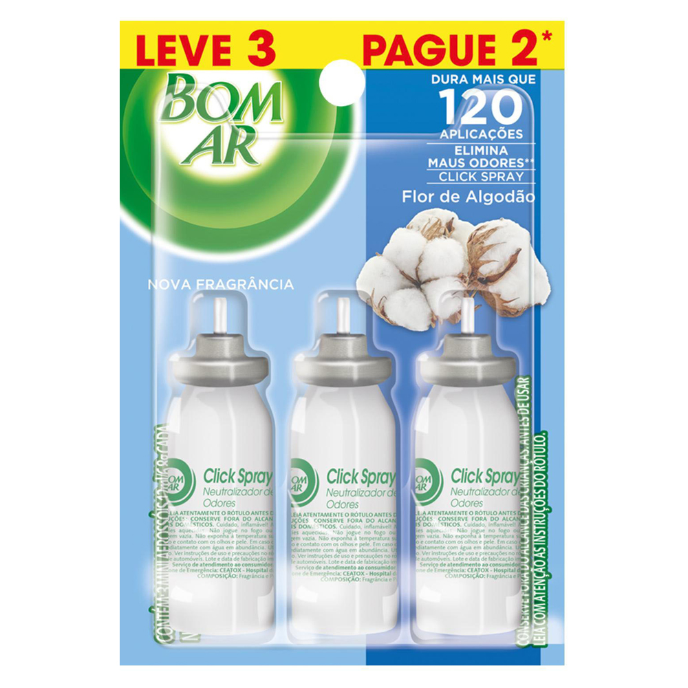 BOM AR CLICK SPRAY RF L3 P2 12ML ALGODAO