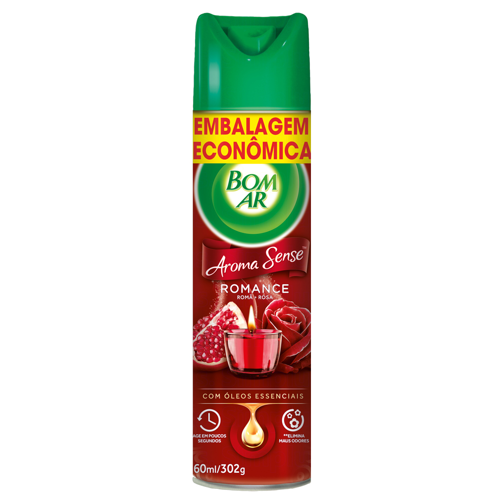 BOM AR AER 360ML AROMA SENSE ROMANCE