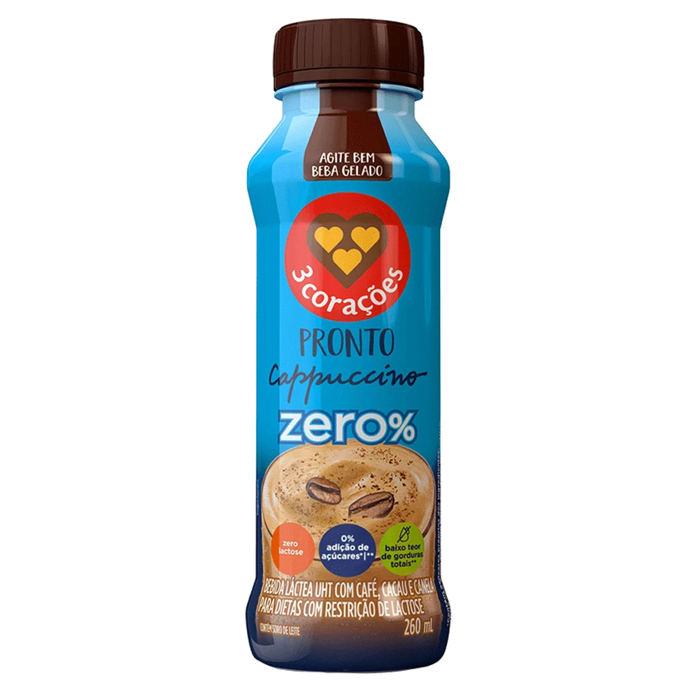 BEB LACTEA 3 COR 260ML ZERO ACUCAR