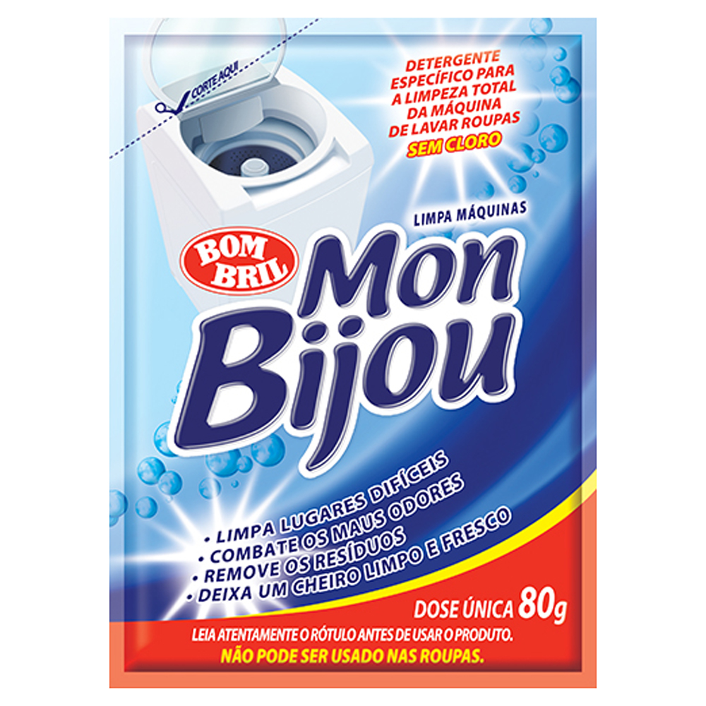 LIMPADOR PARA MÁQUINA DE ROUPA MON BIJOU ENVELOPE 80G