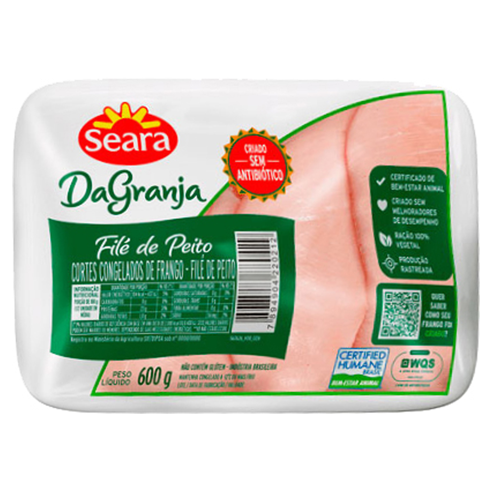 FILE DE PEITO SEARA DA GRANJA 600G