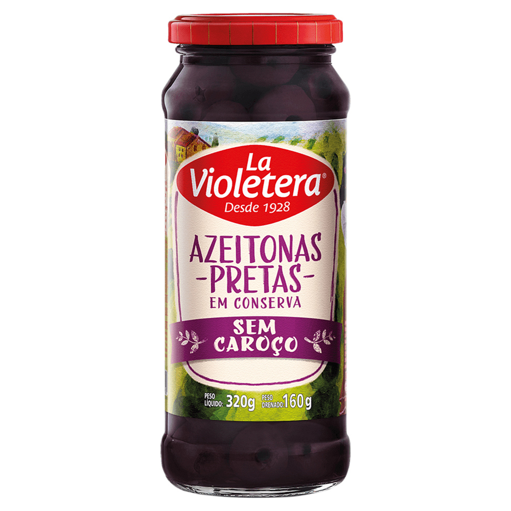 AZEITONA LA VIOL PRETA S/CAROCO 160GR