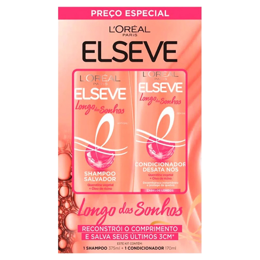 SH 375ML+ COND ELSEVE LONG SONHOS 170ML