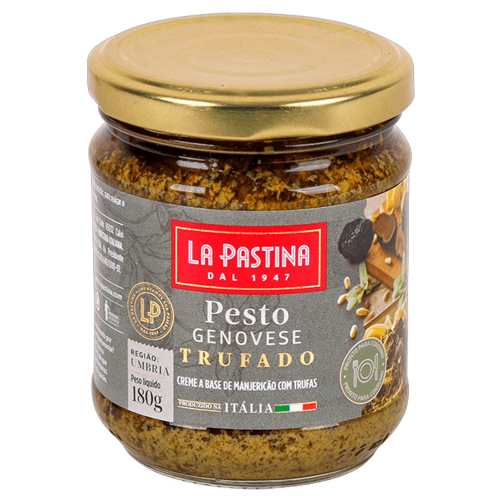 MOLHO PESTO GENOVÊS TRUFADO LA PASTINA VIDRO 180G