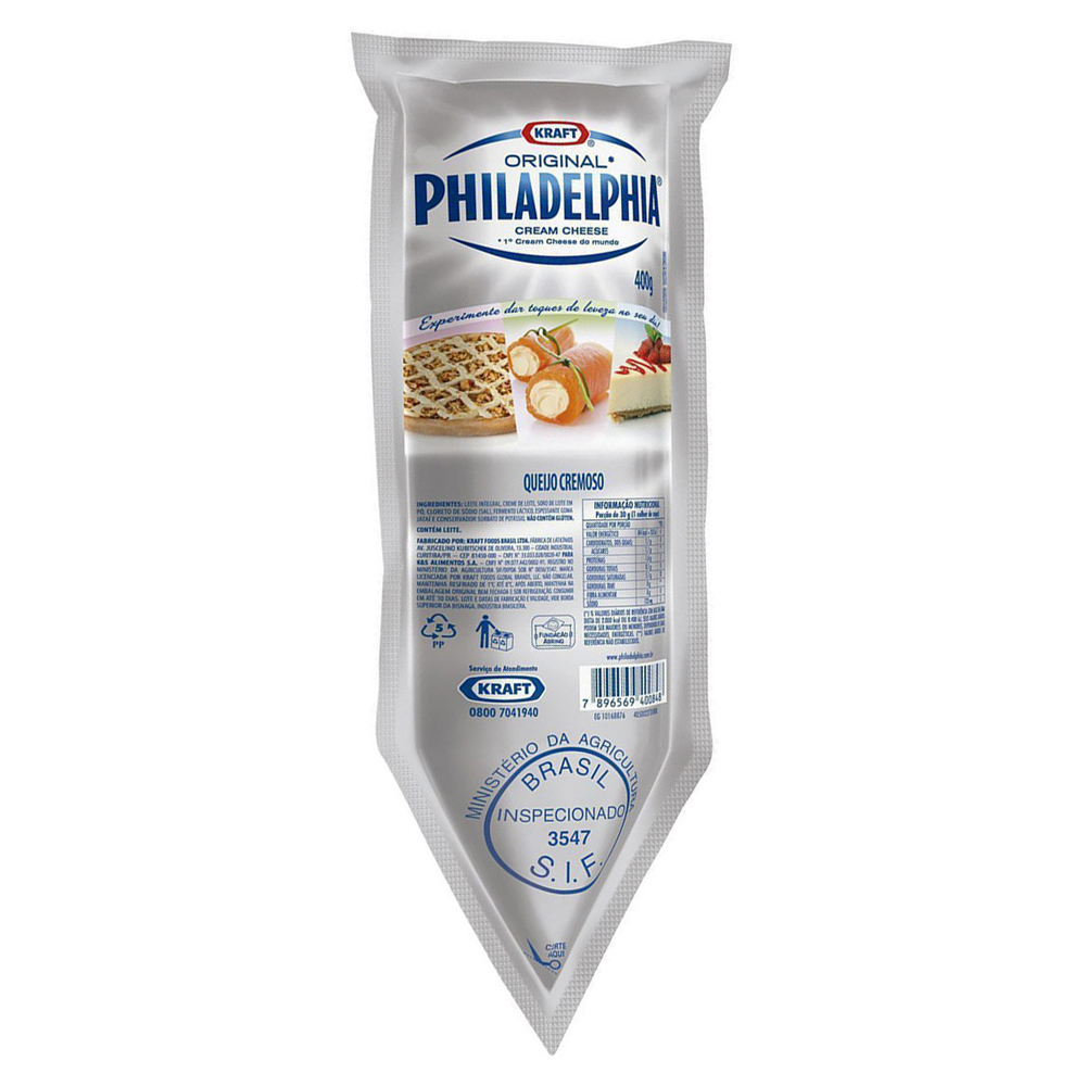 CREAM CHEESE 400G PHILADELPHIA BISNAGA
