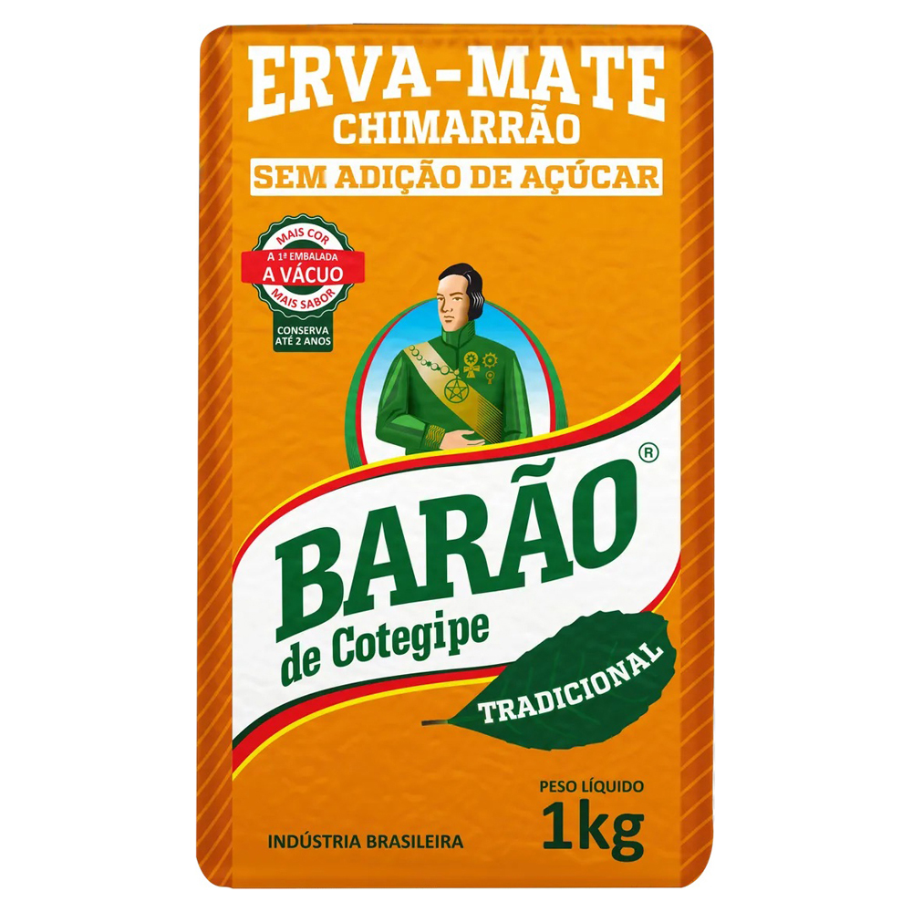 ERVA MATE BARAO TRAD VACUO 1KG