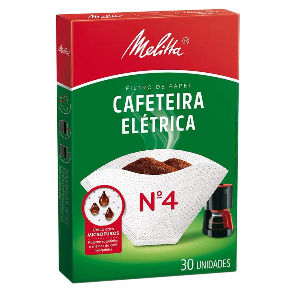 FILTRO PAPEL MELITTA CAFE ELETR 04 30UN