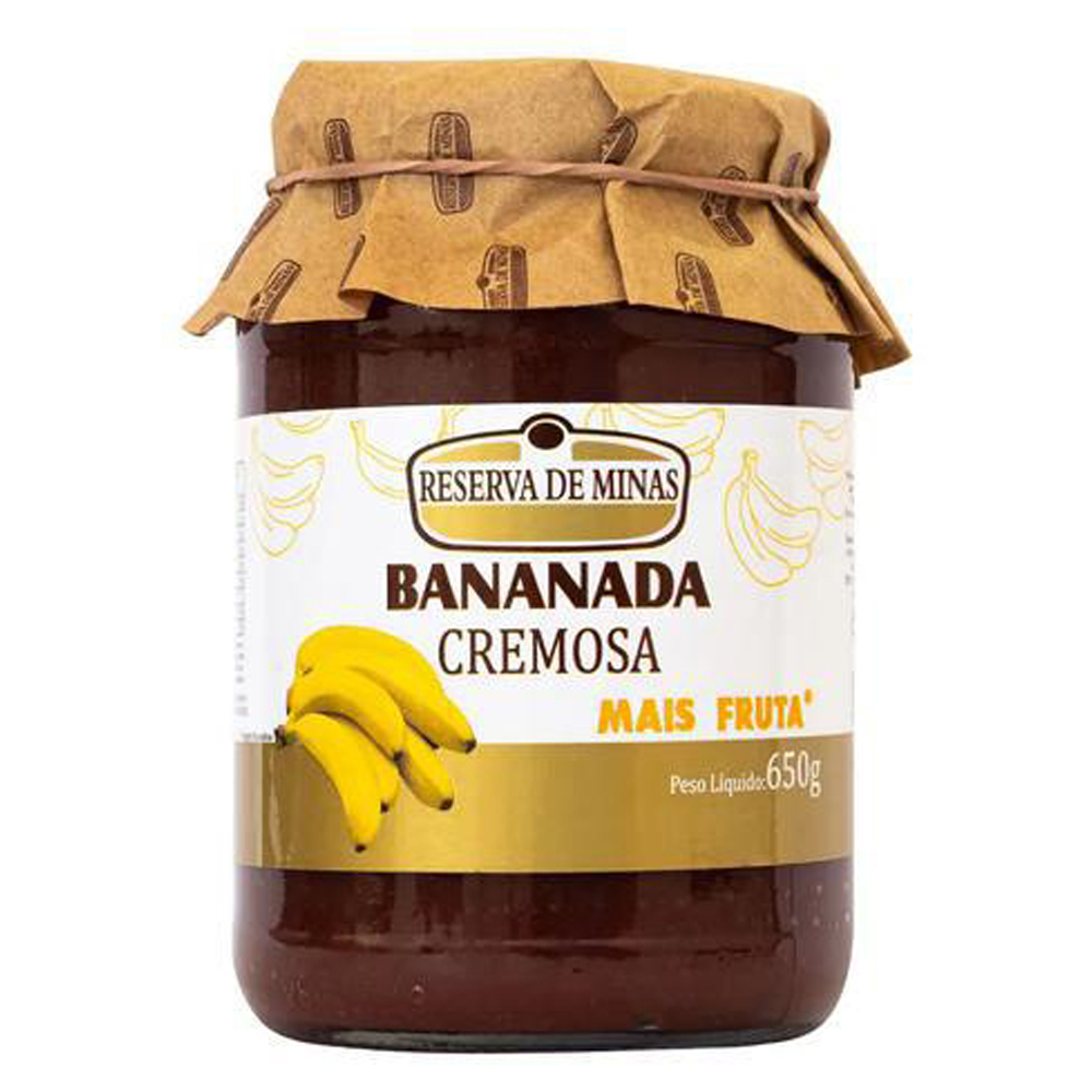 DOCE DE BANANADA CREMOSA R MINAS 650GR