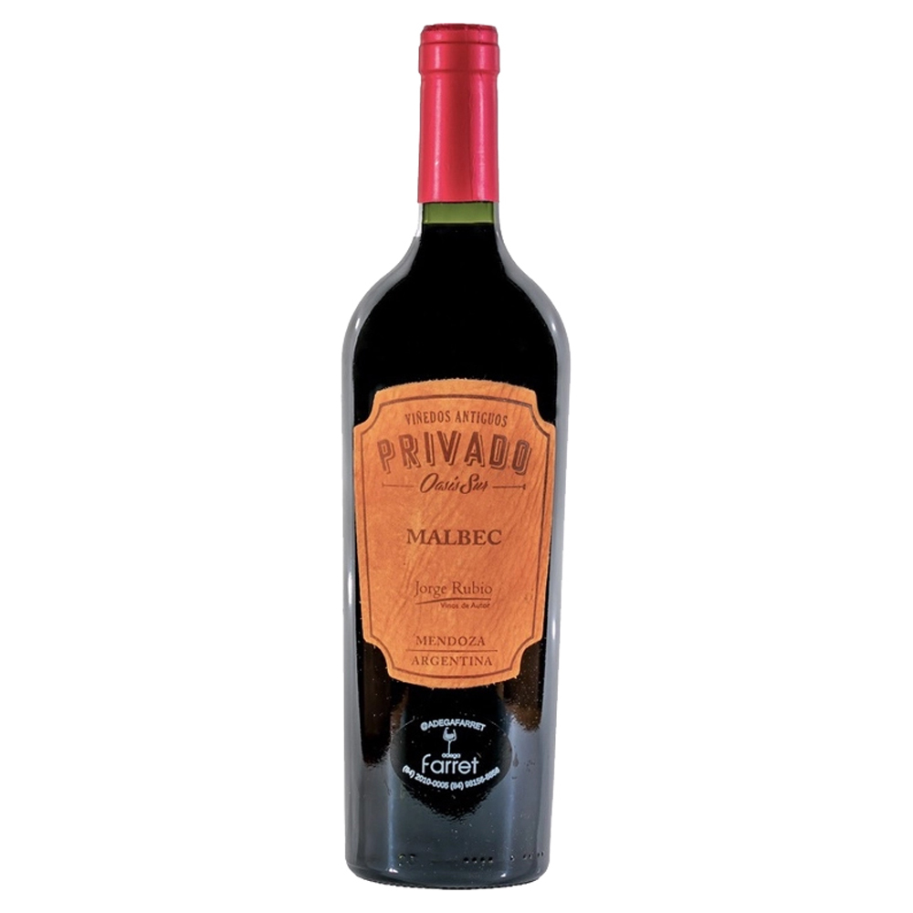 Vinho Jorge Rubio Privado Reserva Malbec 750ml