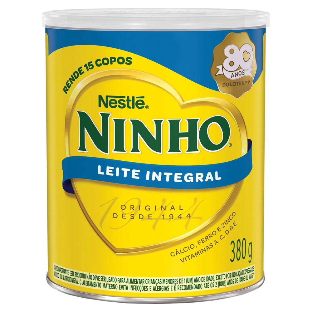 LEITE PO NINHO 380G INTEG LATA