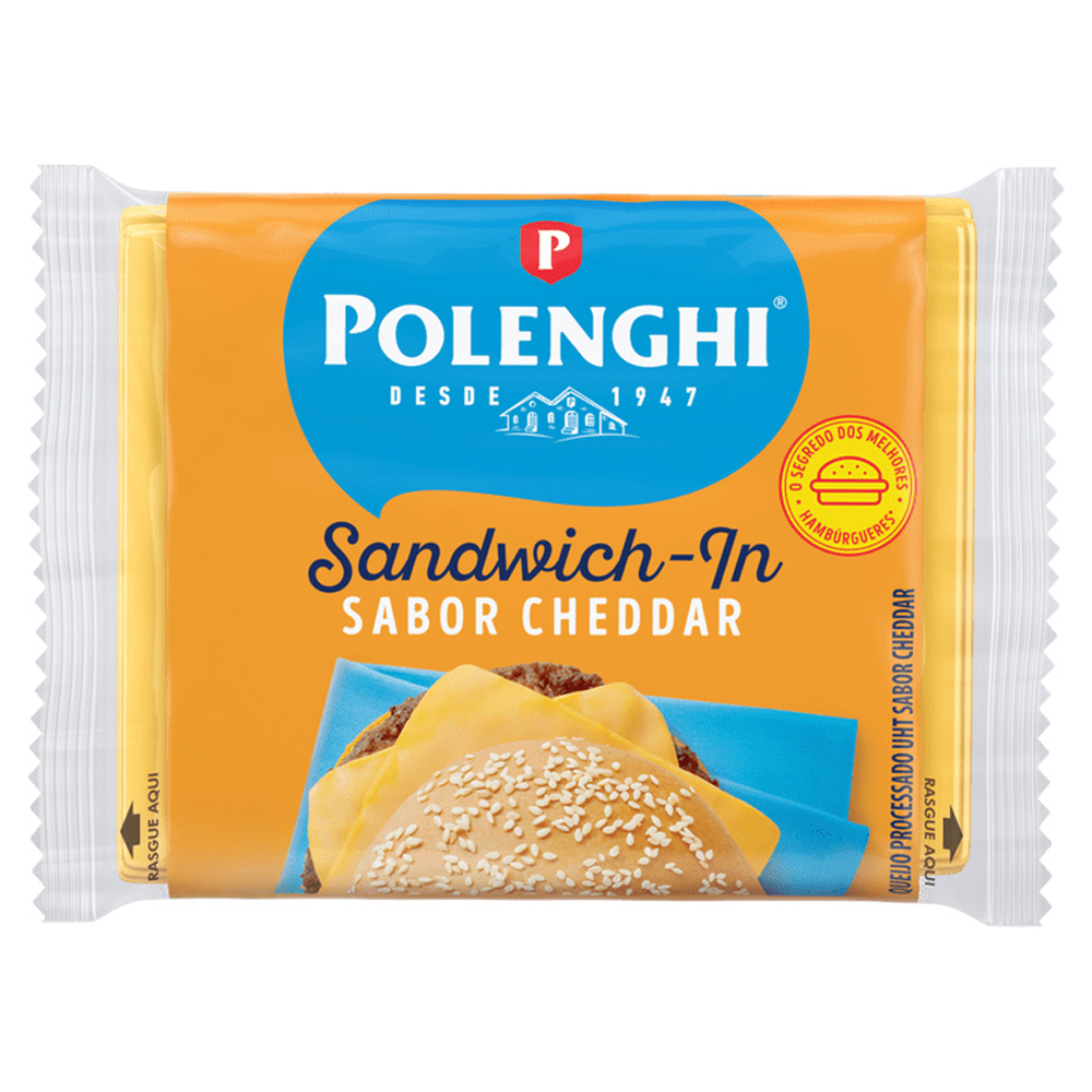QUEIJO CHEDDAR FAT POLENGHI 288GR