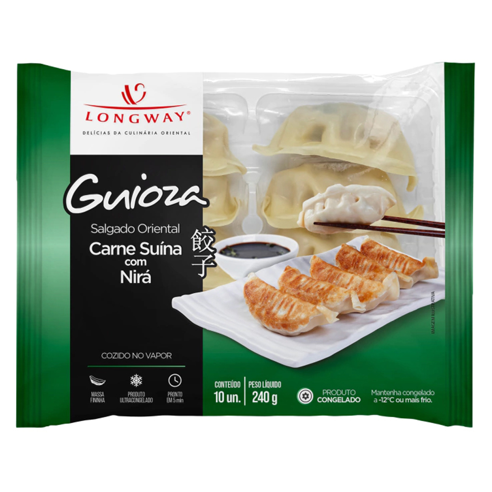 GUIOZA LONGWAY 240G CARNE SUINA C/NIRA