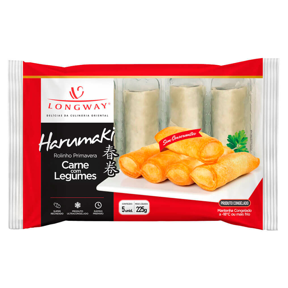 ROLINHO PRIMAVERA LONGWAY 225G CARNE/LEG