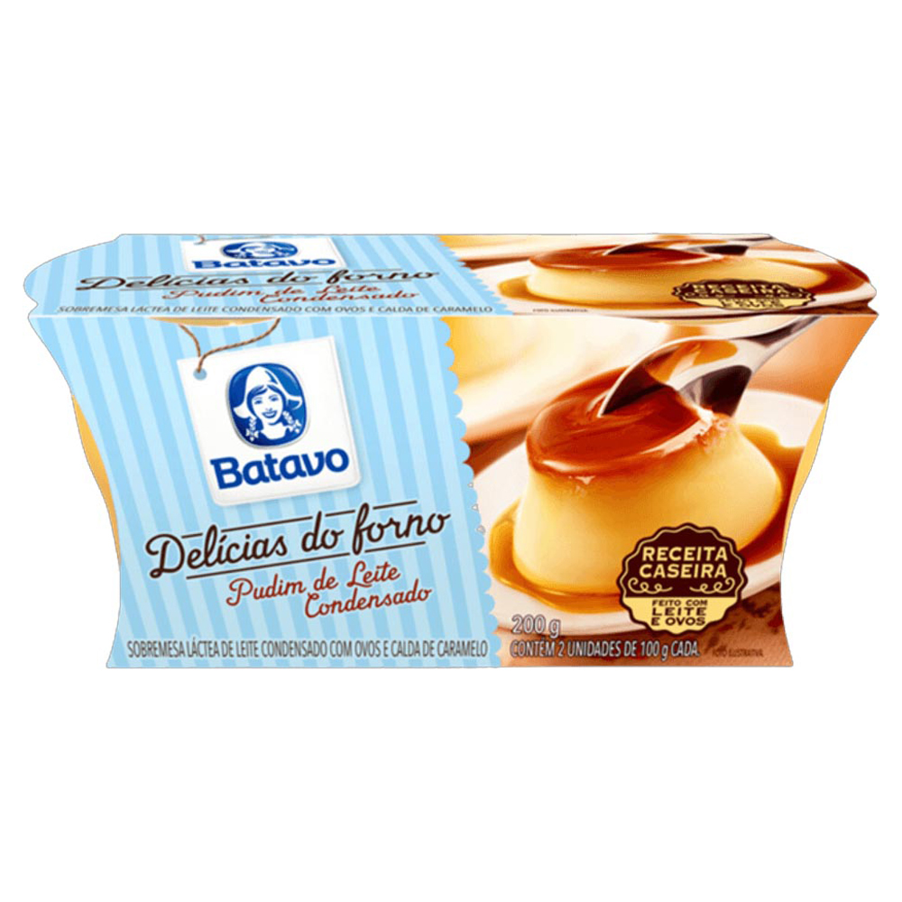 SOBR BATAVO PUDIM DE LEITE 200G