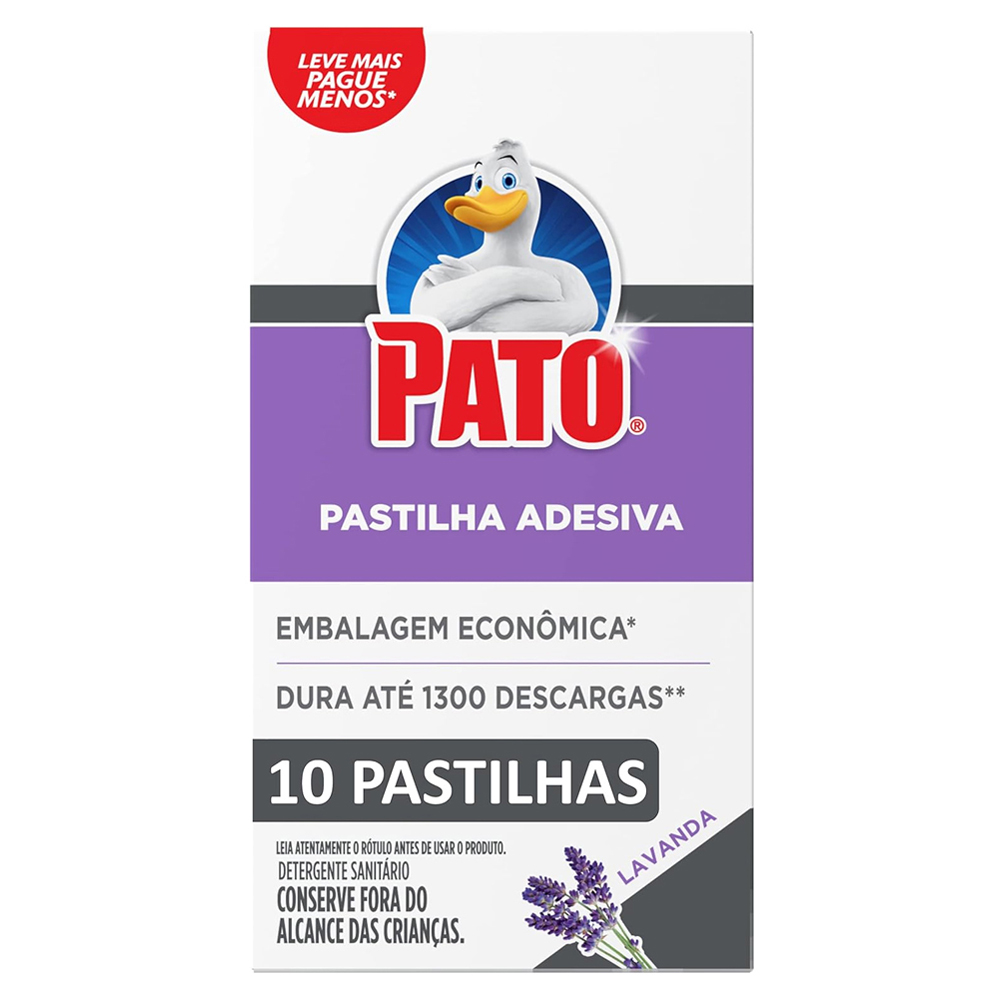 PASTILH  ADESIVA PATO LAVANDA 10UN