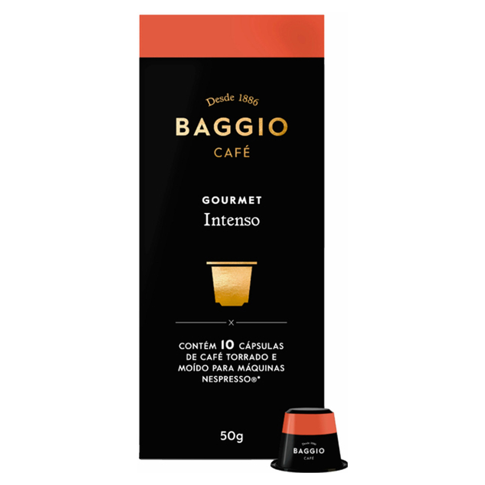 Capsulas de Cafe Baggio Intenso 10un