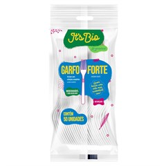 GARFO STRAWPLAST FORTE BIO BRANCO 50UN