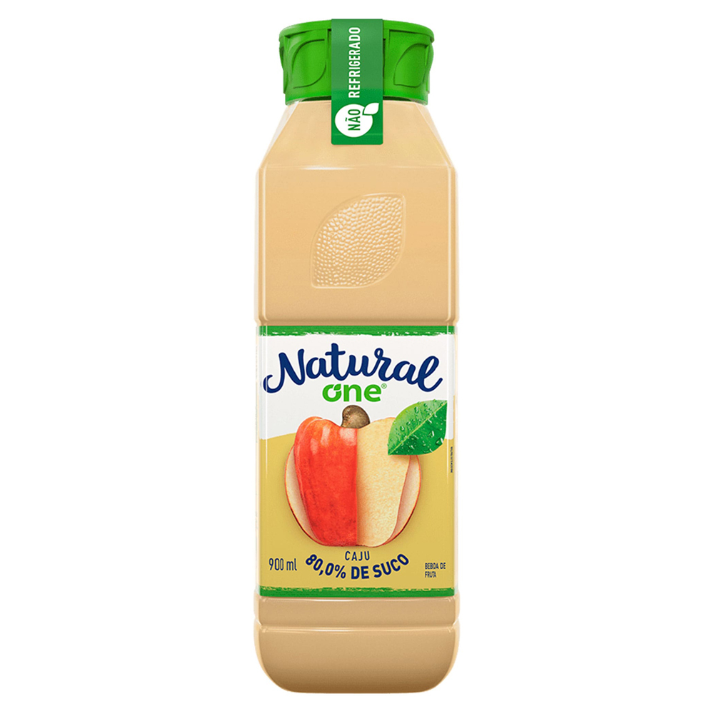 BEBIDA CAJU NATURAL ONE AMBIENTE GARRAFA 900ML