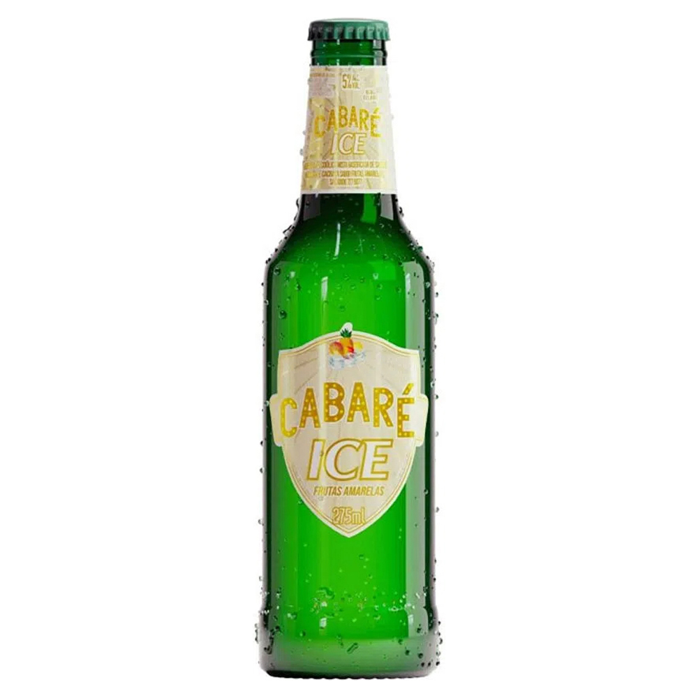 BEBIDA MISTA ALCOÓLICA FRUTAS AMARELAS CABARÉ ICE GARRAFA 275ML