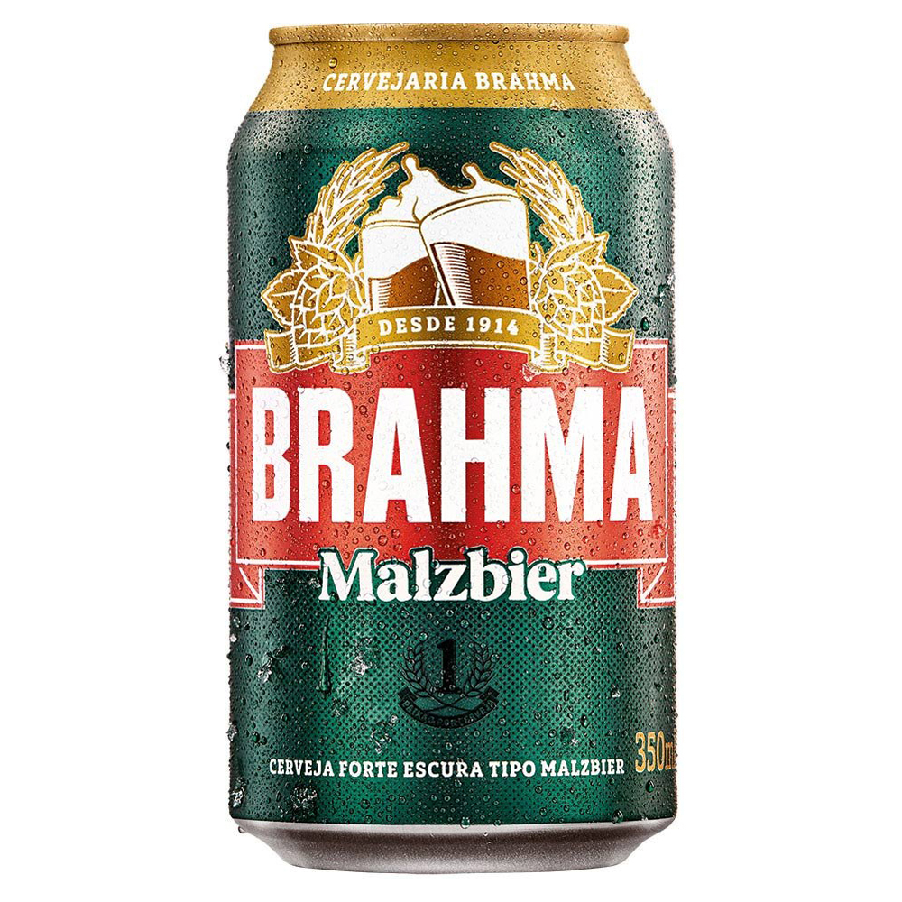 CERVEJA MALZBIER BRAHMA LATA 350ML