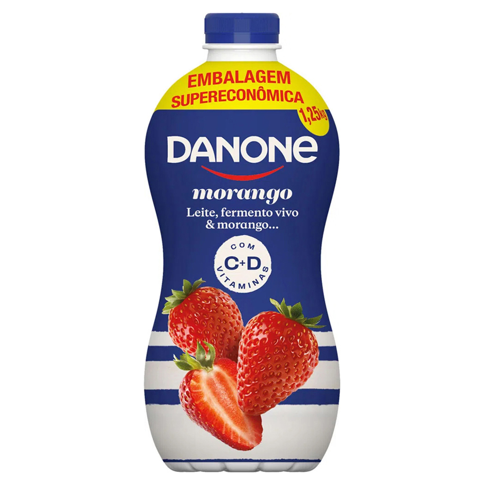IOGURTE DANONE 1250G MORANGO