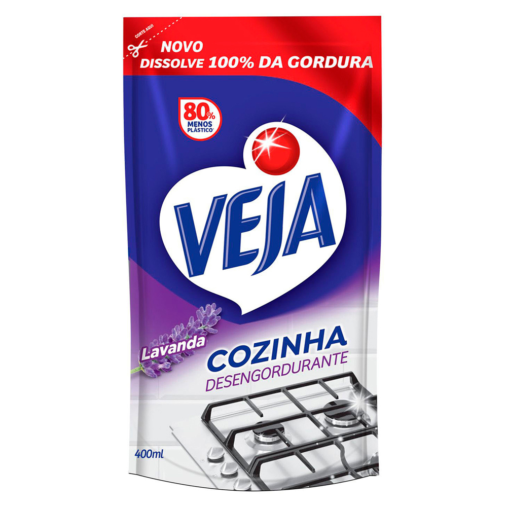 LIMP VEJA COZINHA 400ML DOYPACK LAVANDA