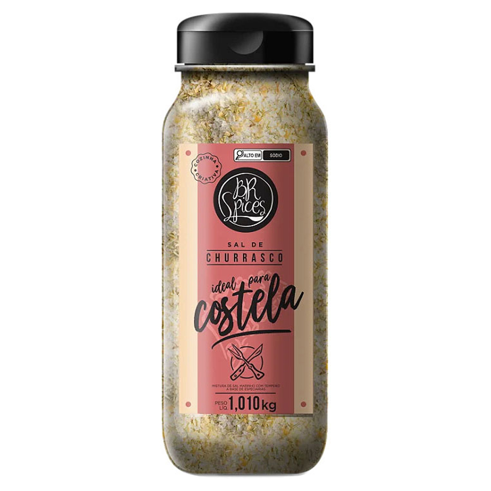 SAL P/CHUR COSTELA BR SPICES 1,01KG