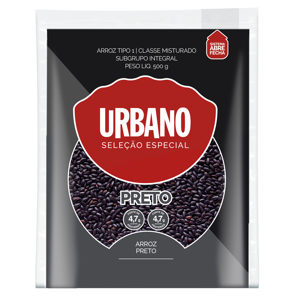 ARROZ URBANO 500G PRETO