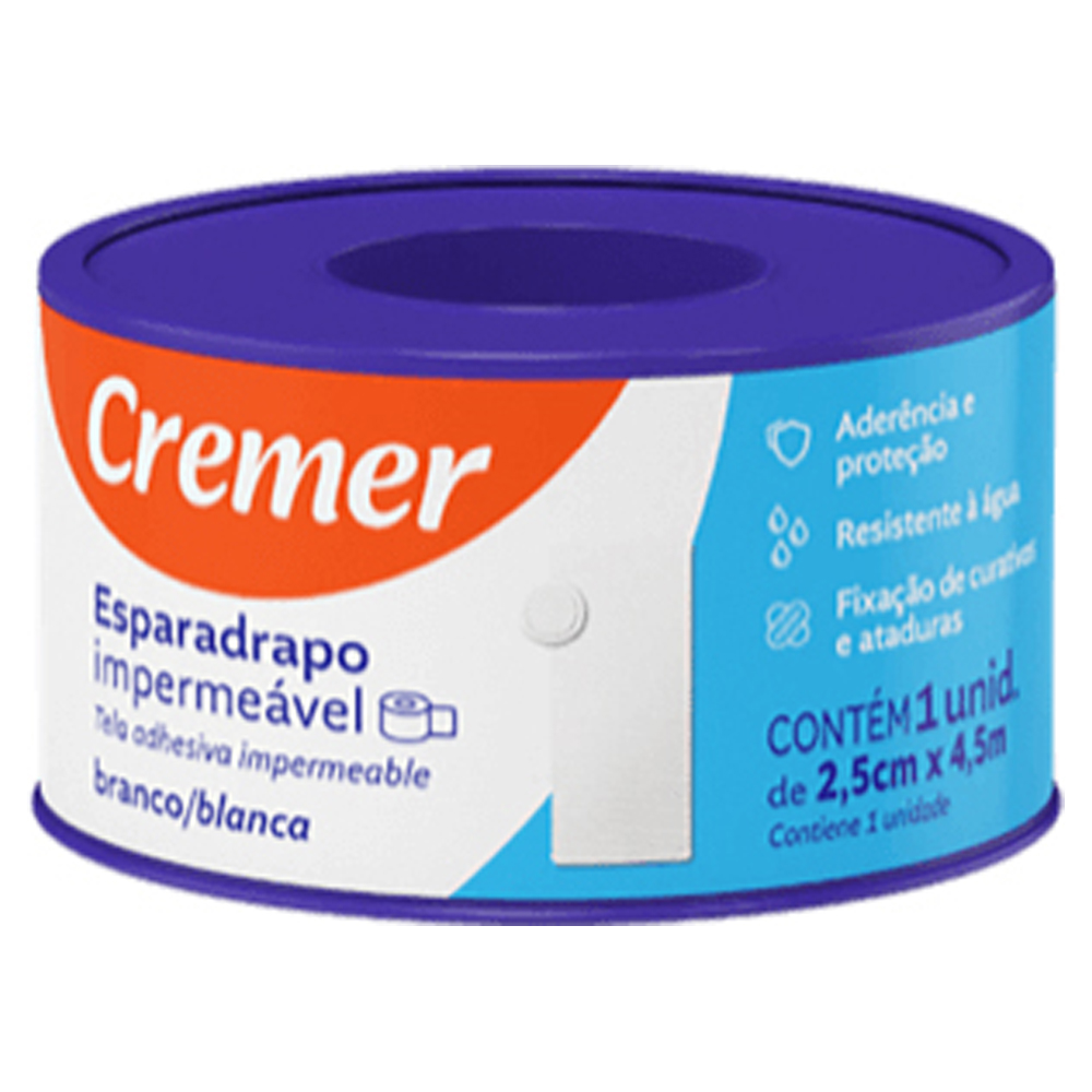 ESPARADRAPO IMPERMEA CREMER 2,5CMX4,5M 
