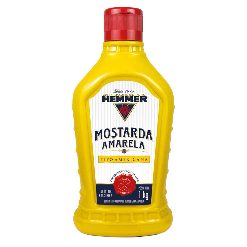MOSTARDA AMARELA AMERICANA HEMMER SQUEEZE 1KG