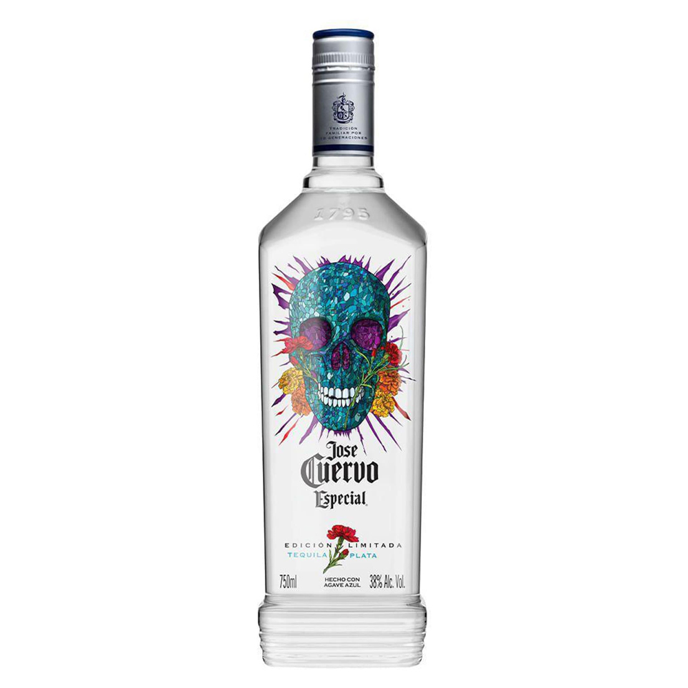 Tequila Jose Cuervo Especial Silver Edição Limitada Calavera 750ml