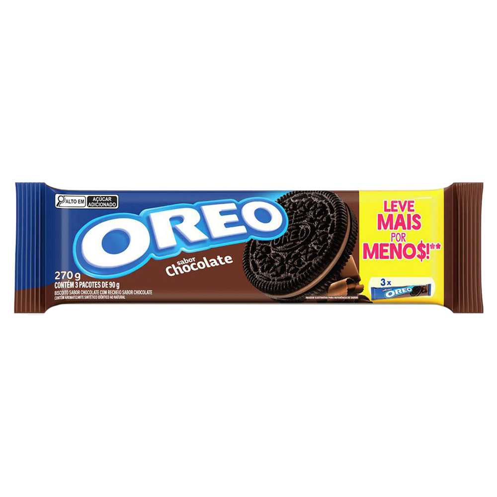 BISC OREO RECH 270G CHOC ECON