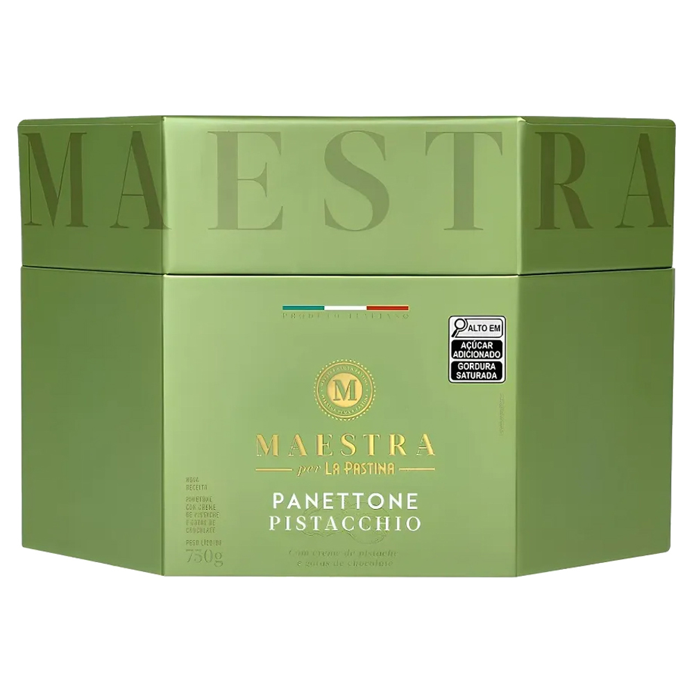 PANETTONE LA PASTINA 750G PISTACH G CHOC