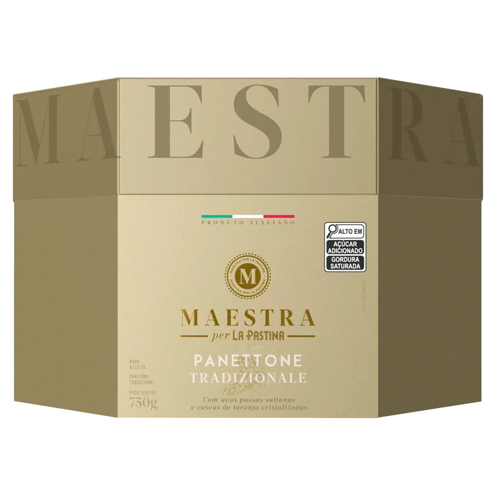PANETTONE LA PASTINA 750G TRADICIONAL