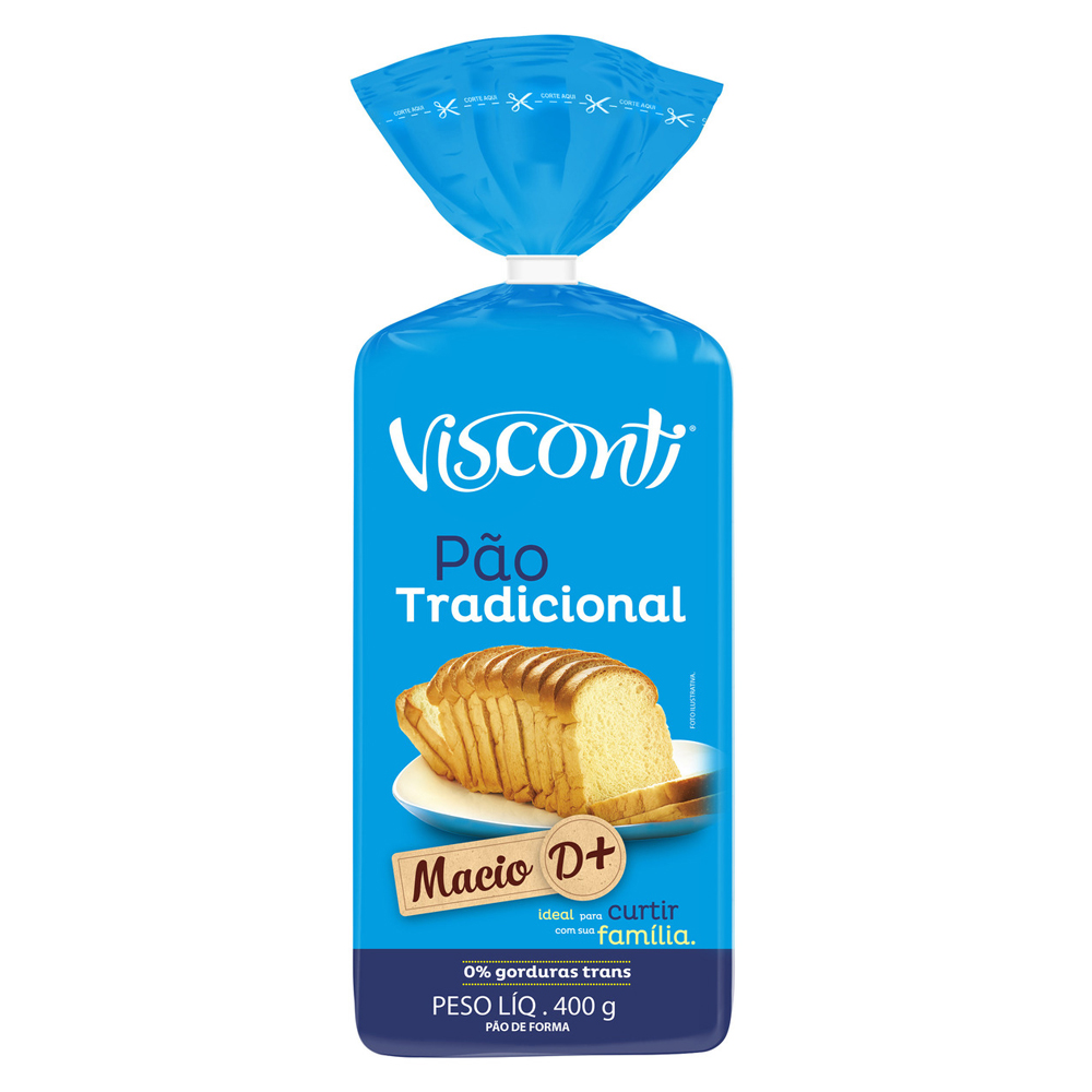 PAO DE FORMA VISCONTI TRAD 400G