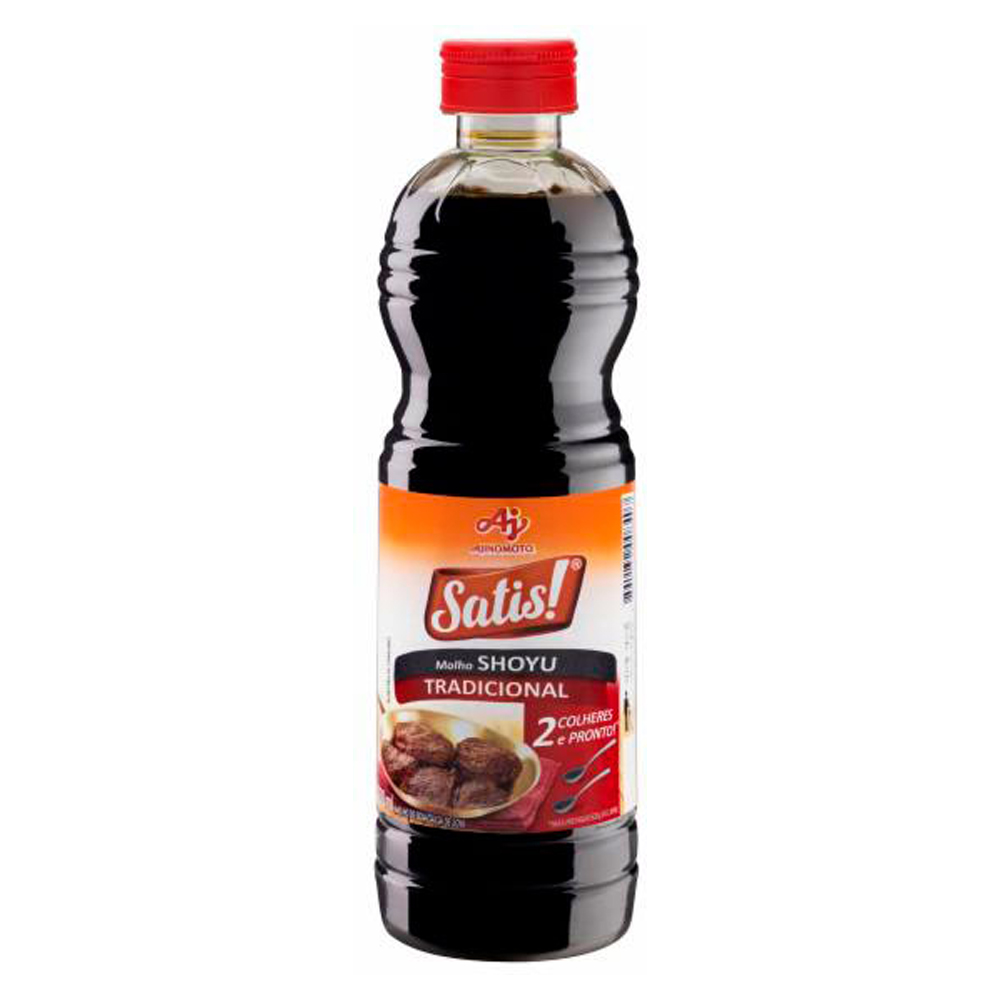 MOLHO SHOYU TRADICIONAL SATIS! GARRAFA 500ML