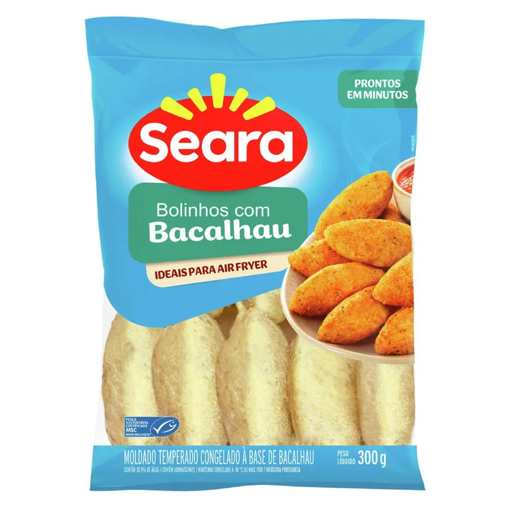 BOLINHO DE BACALHAU CONG SEARA 300G