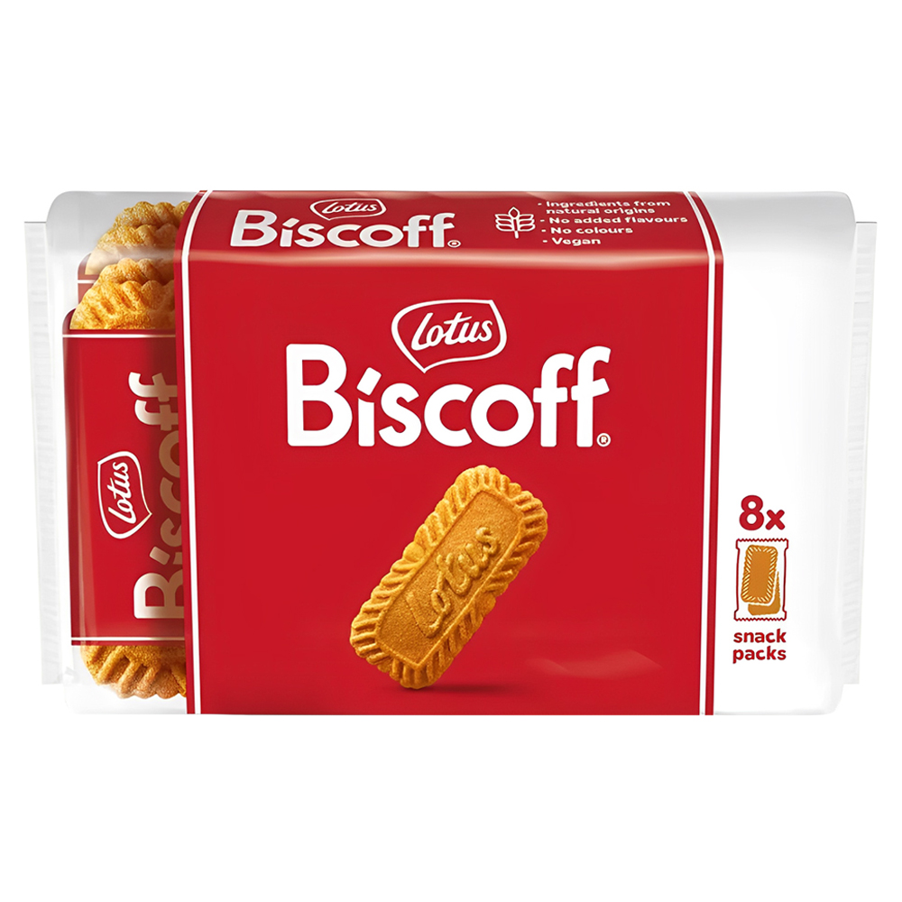 BISC BELG LOTUS BISCOFF POCKET 8X2 124GR