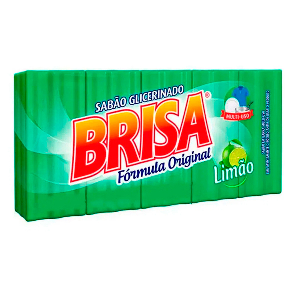 SABAO EM BARRA BRISA LIMAO 5X160G