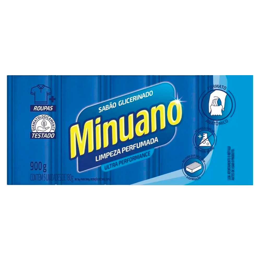 SABAO EM BARRA MINUANO AZUL AMAC 5X180G