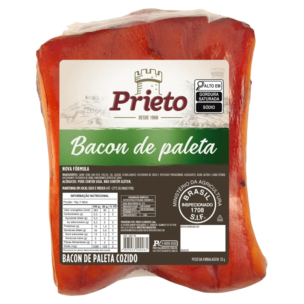 BACON EXTRA PALETA DEF PRIETO KG