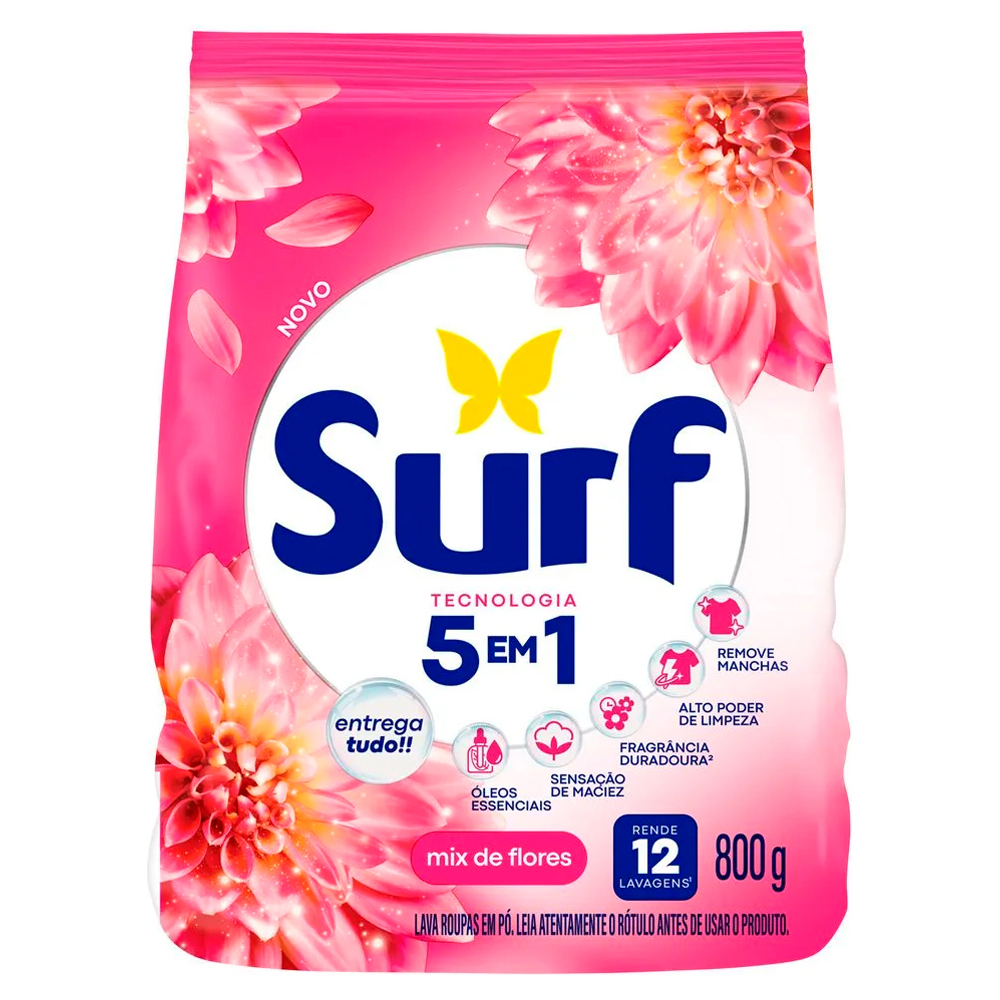 DET PO SURF 800G ROSAS/FLOR DE LIS
