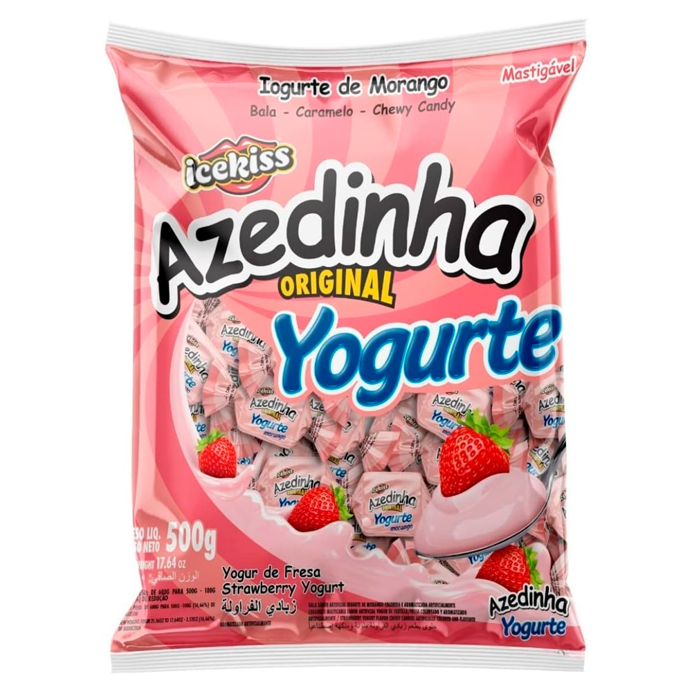 BALA ICEKISS MOLE 500G AZED IOGURTE MORA