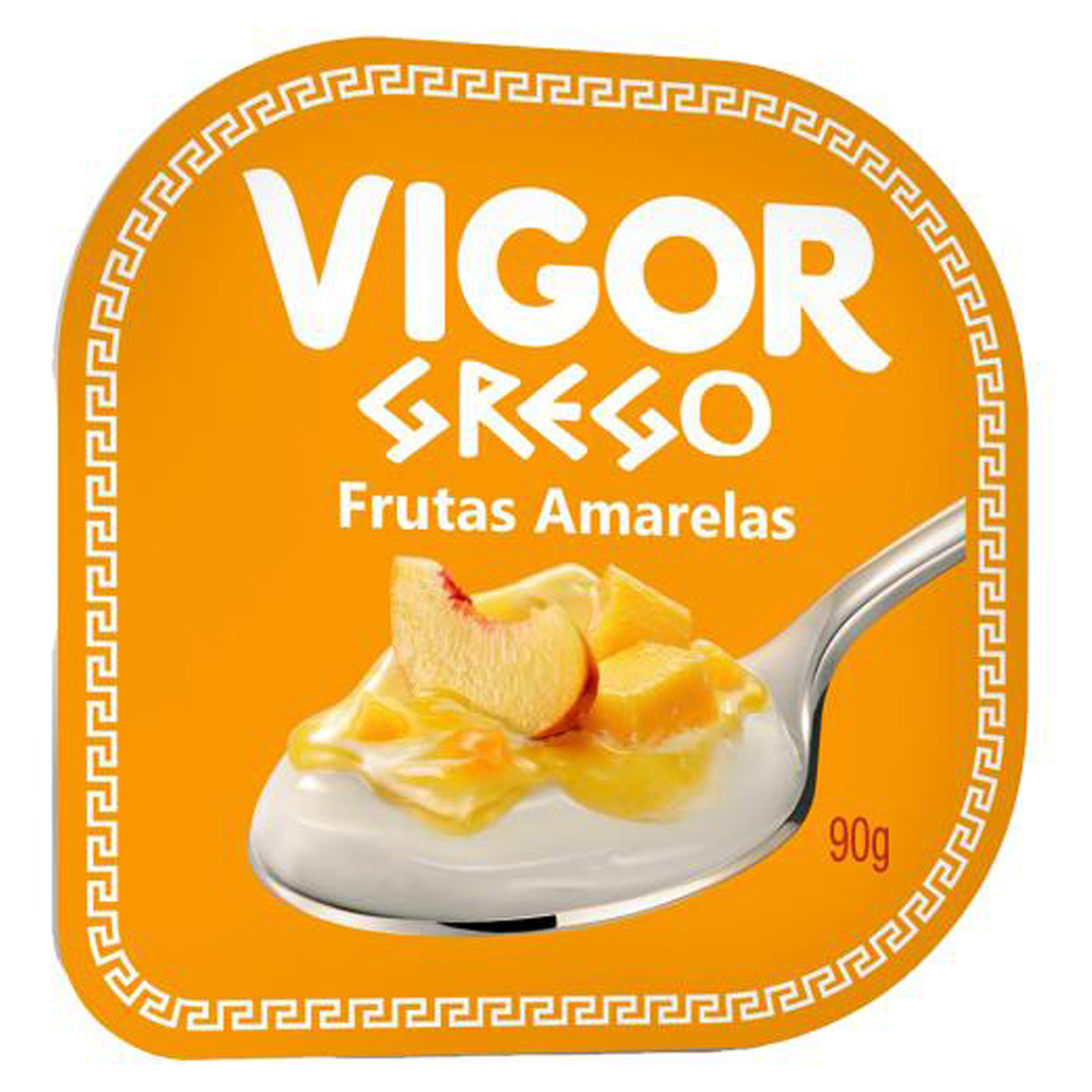 IOGURTE VIGOR 90G GREGO FRUTA AMARELA