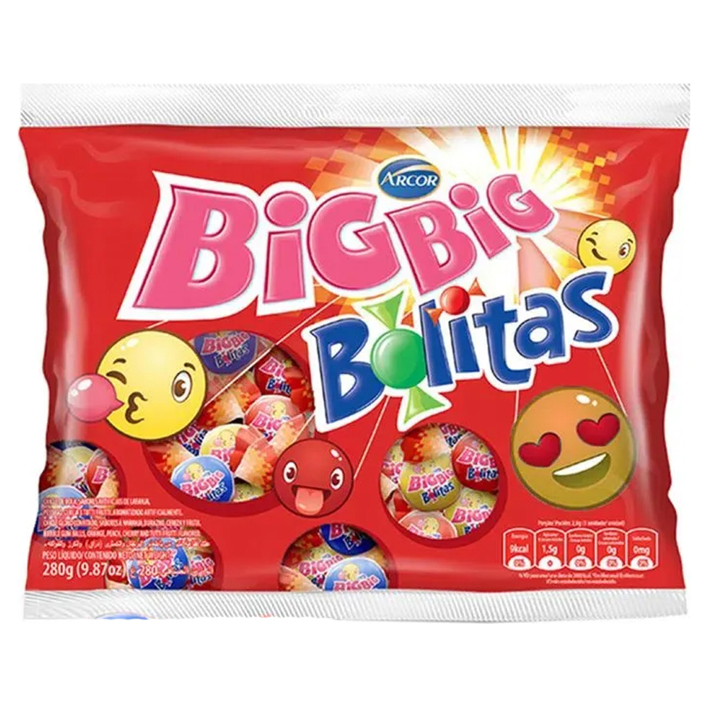 CHICLE BIG BIG BOLITAS 252G 