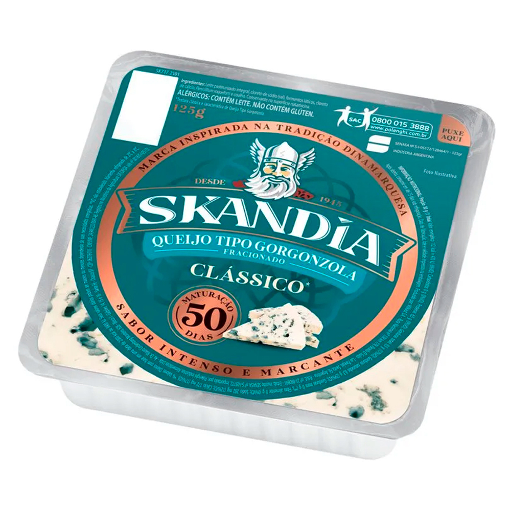 QUEIJO GORGONZOLA SKANDIA FRAC 125GR