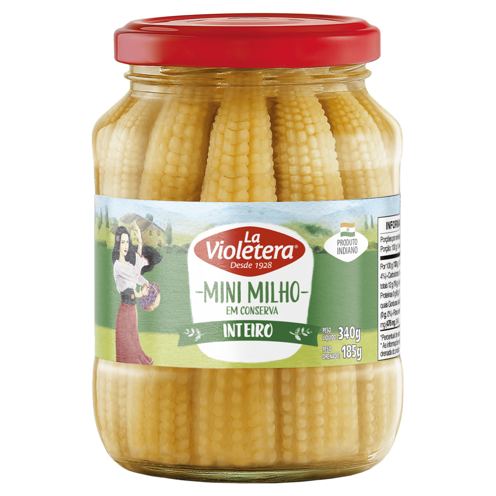 MINI MILHO LA VIOL EM CONSERVA 185G