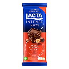 CHOC LACTA INTENSE 85G 40% CACAU AVELA