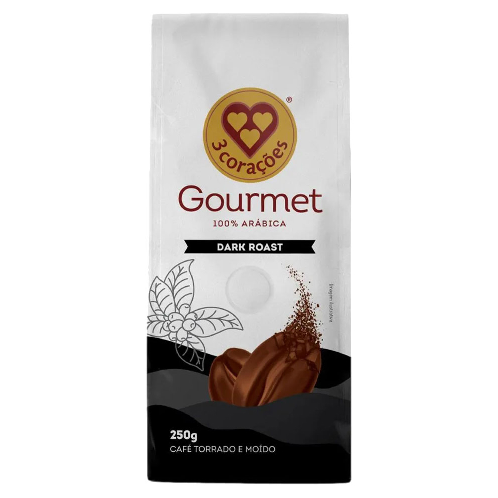 CAFE 3 COR GOURMET 250G DARK